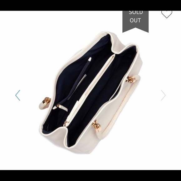 Cole Haan Benson Large Leather Tote (COLOR: IVORY) - Picture 4 of 11